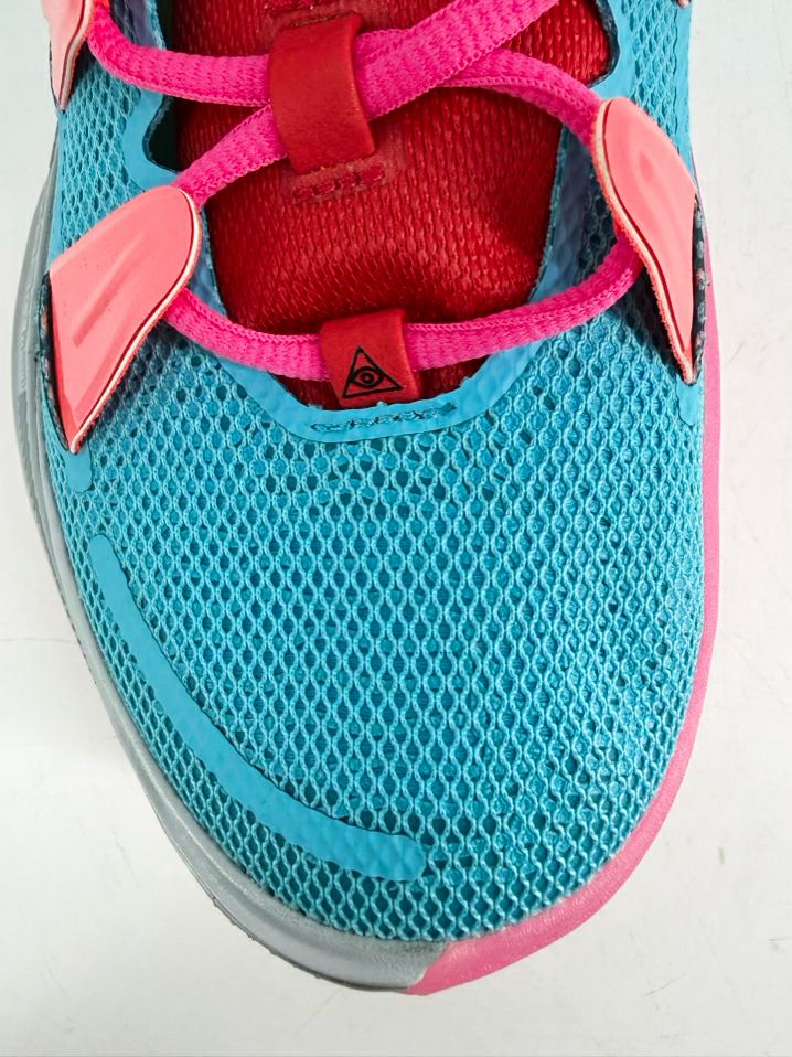 NIKE Kyrie By You 7 Size Men's 11 Blue, Pink & Green Neon Sneakers