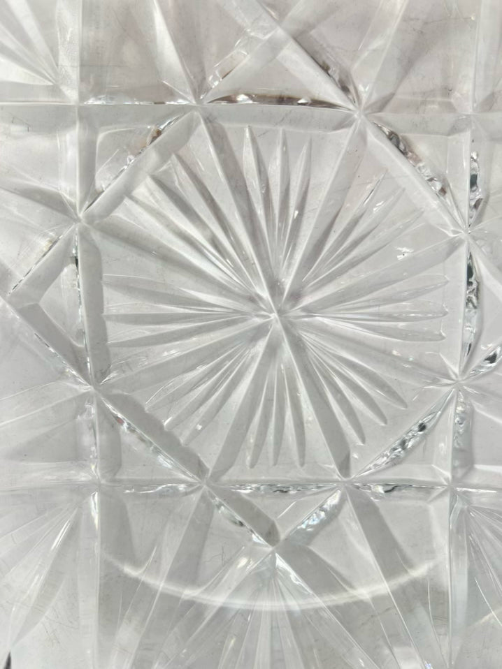 WATERFORD Clear Crystal Print Bowl