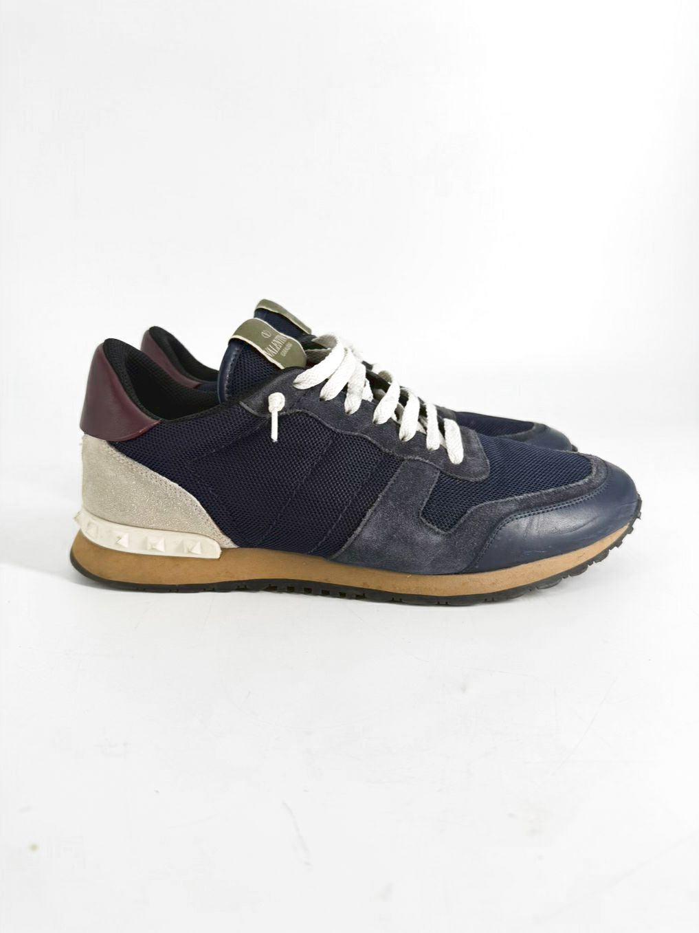 VALENTINO Size 41 Navy Sneakers