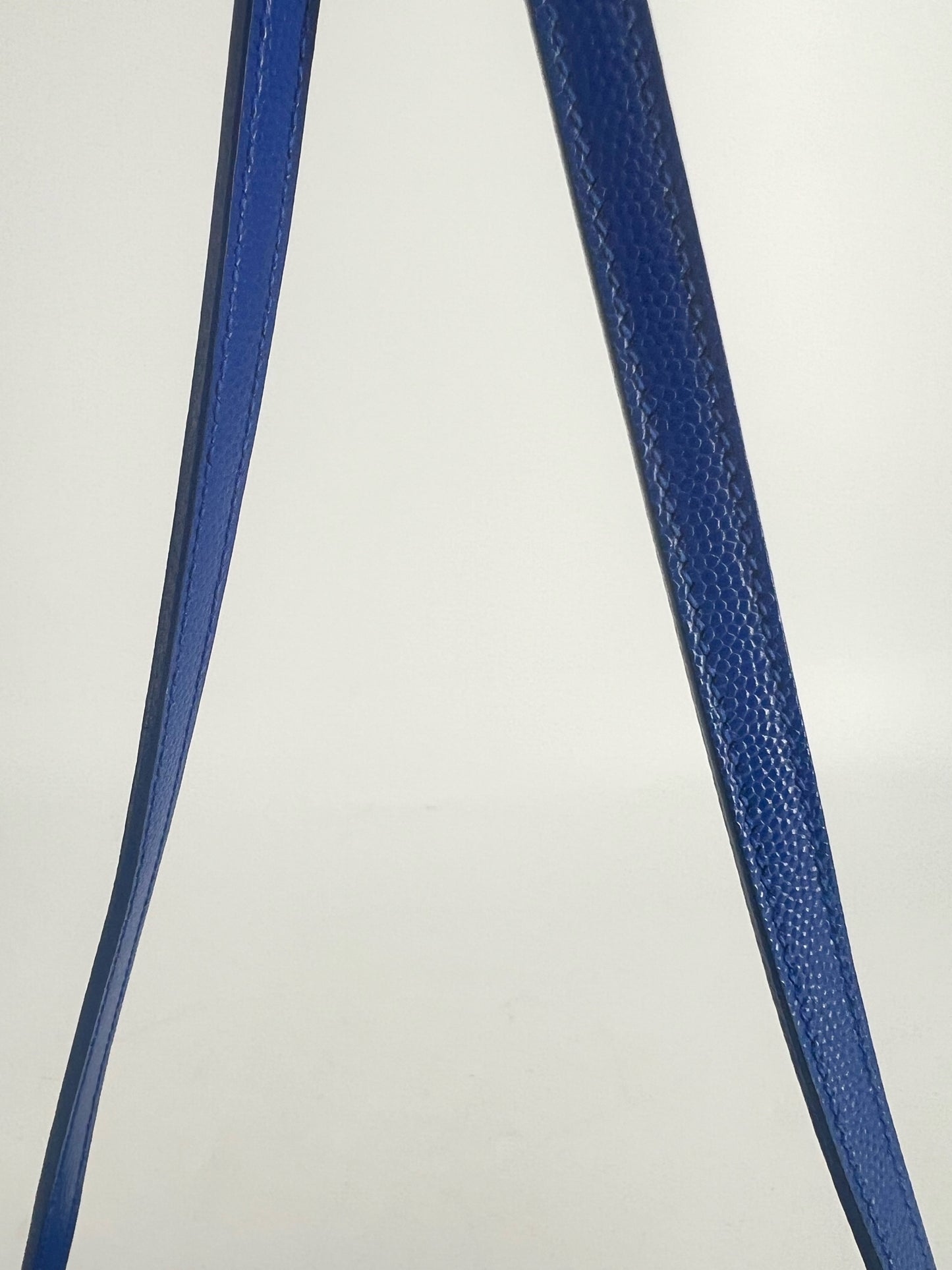 SAINT LAURENT Cobalt Leather Grain De Poudre Classic Monogram Crossbody Bag