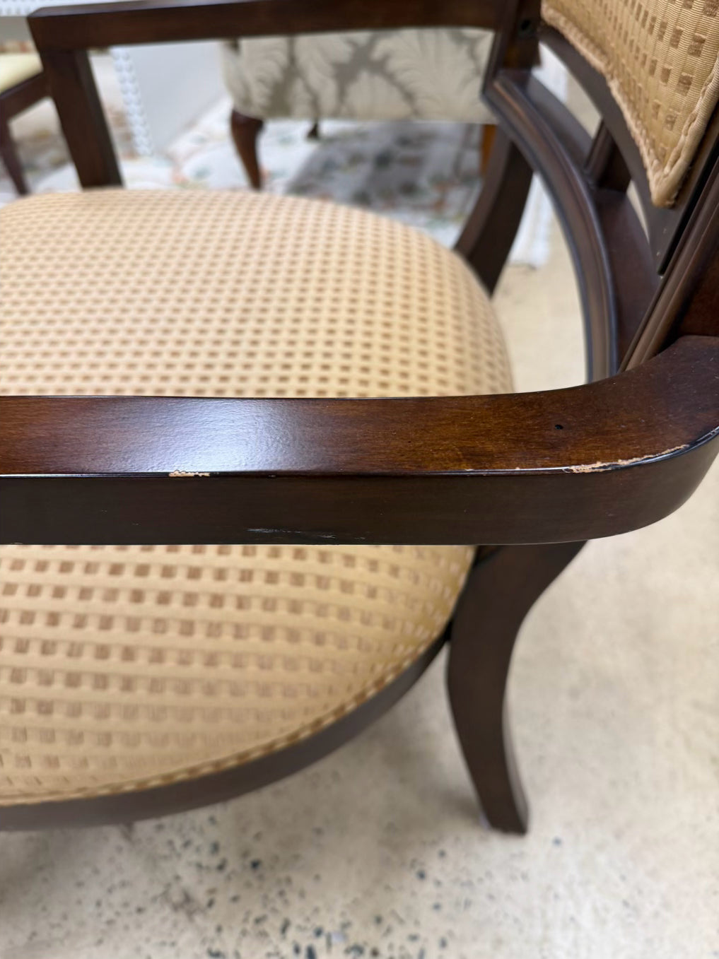 Wood Gold Chair