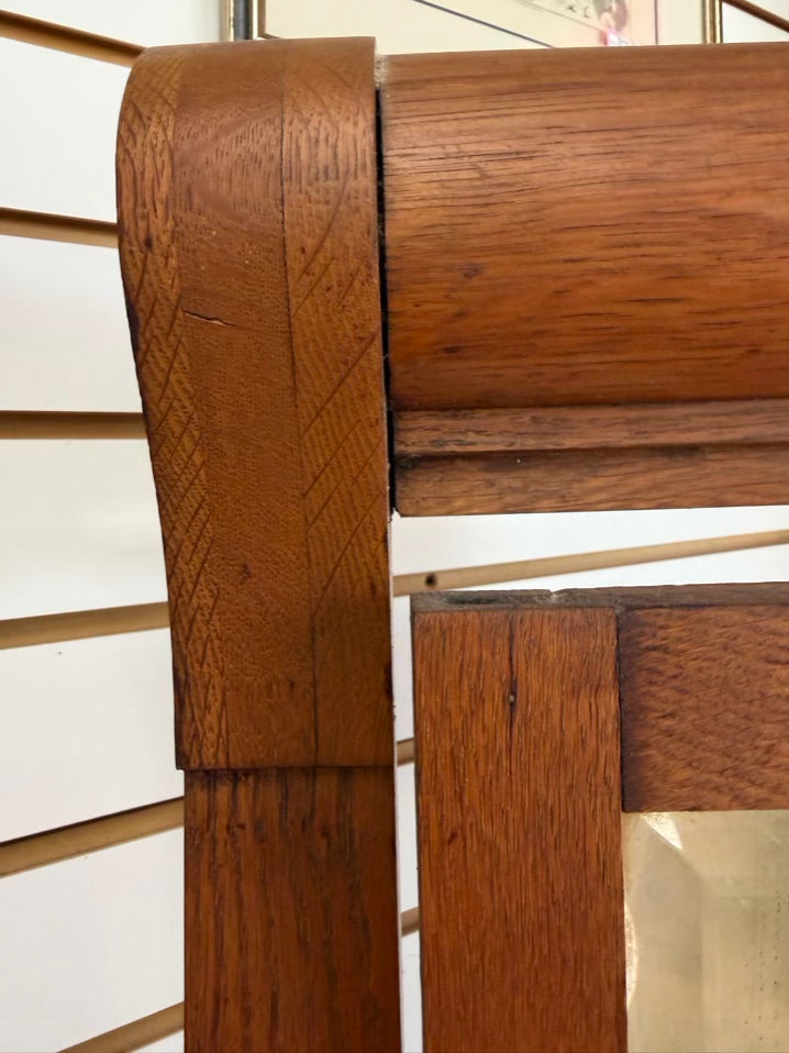 VINTAGE Light Oak Dresser w/ Mirror
