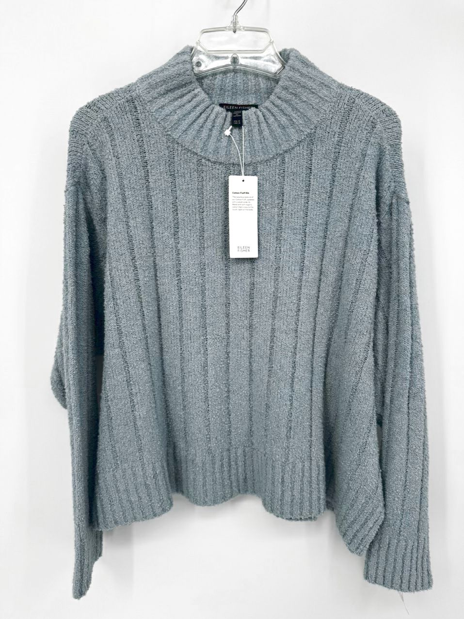 EILEEN FISHER Size M Powder Blue Sweater NWT