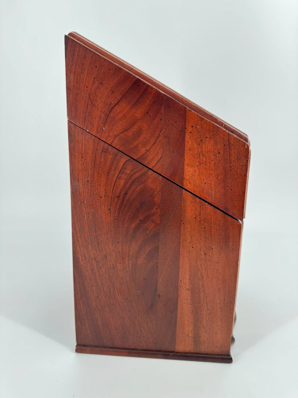 Wood Medallion Inlay Knife Box