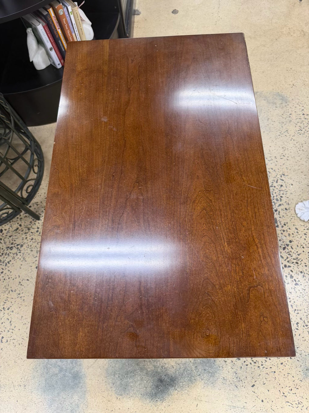 Medium Brown Wood Queen Ann Tea Table