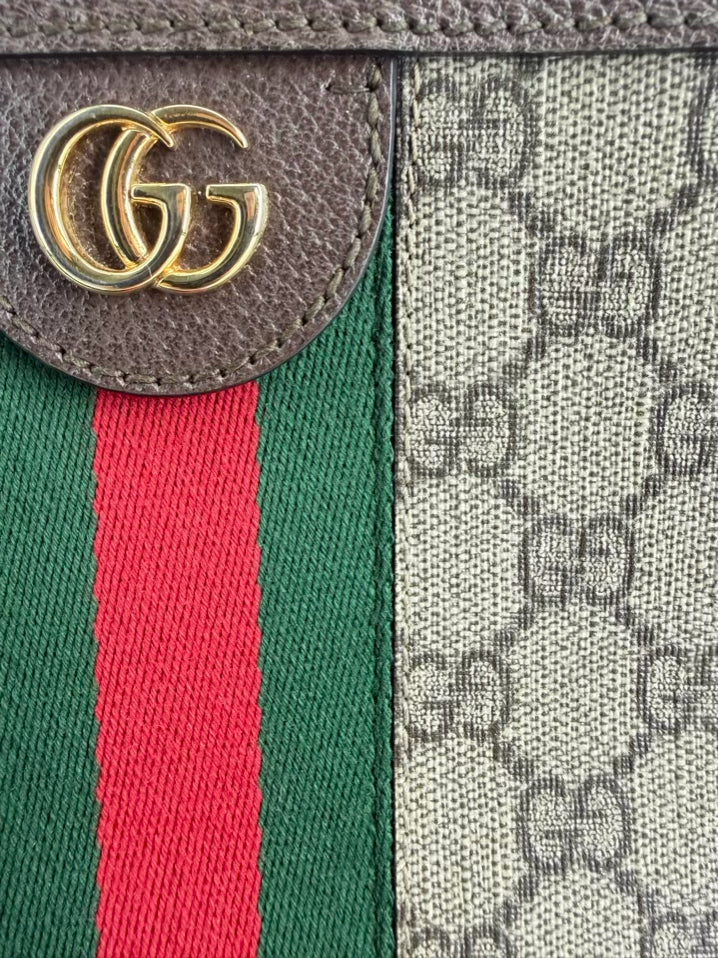 GUCCI Ophidia GG Small Top Handle Shoulder Bag