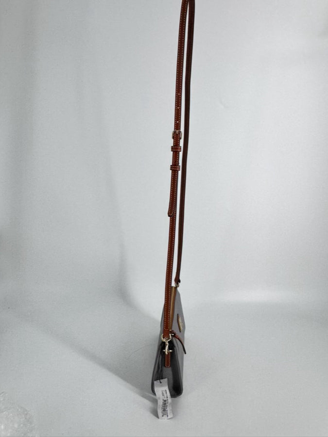 DOONEY & BOURKE Putty Leather Crossbody Bag NWT