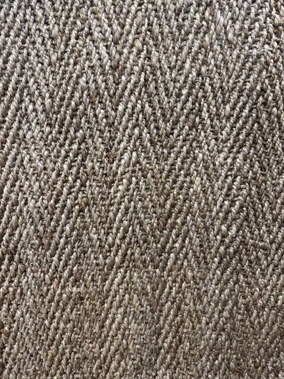 POTTERY BARN Natural Woven Chevron Owen Area Rug