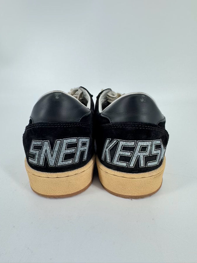 GOLDEN GOOSE X CONVERSE Size 40 Black Suede Sneakers