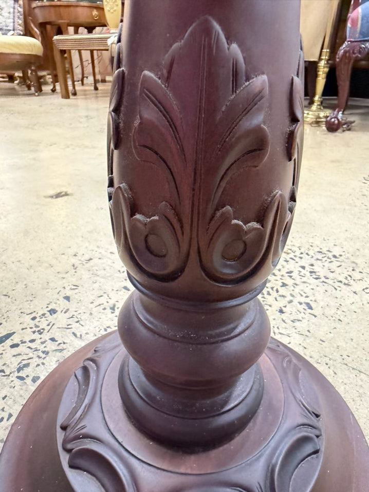 Wood Small Round Plant Stand