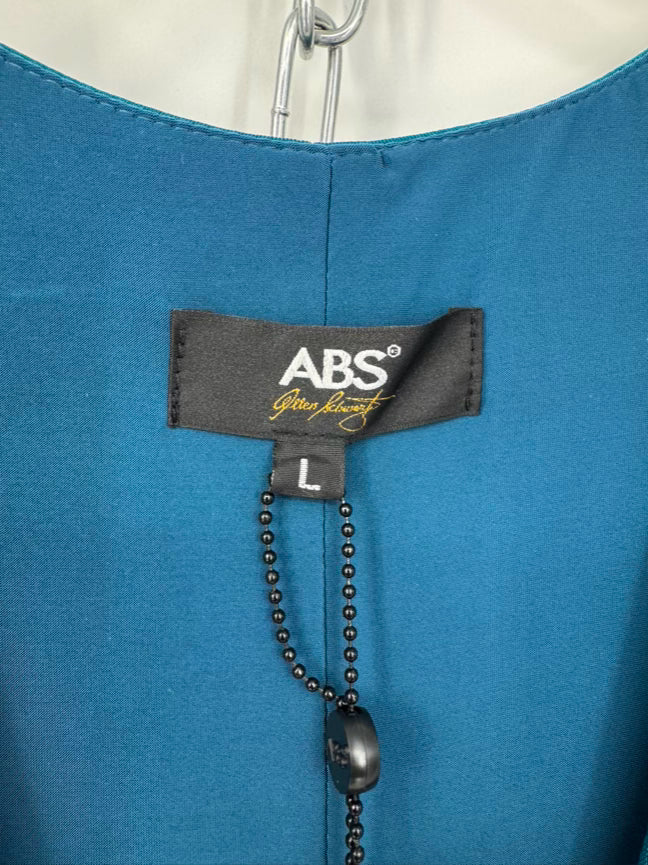 ABS Size L Teal Gown NWT