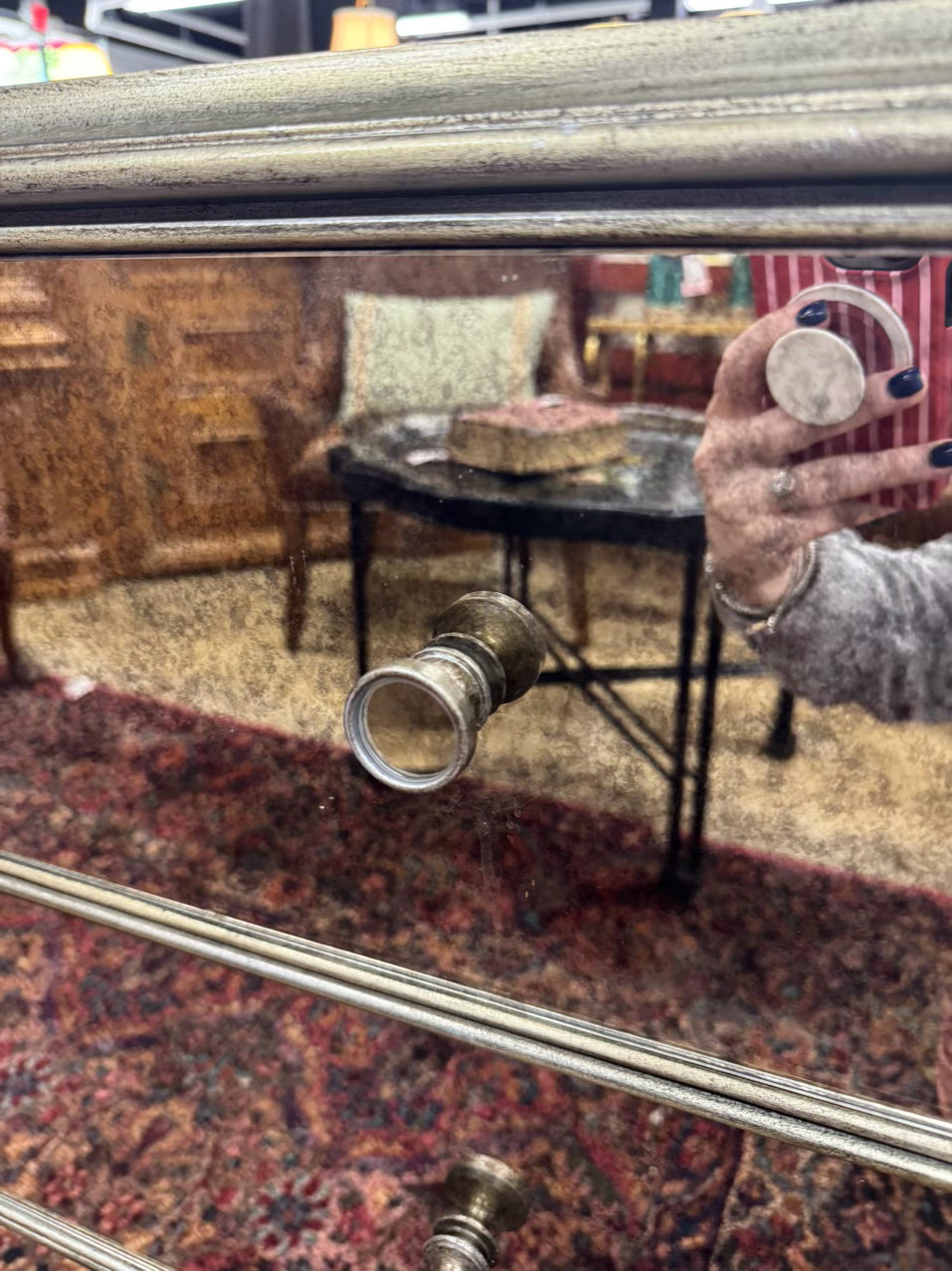 Smokey Mirror 3-Drawer Chest