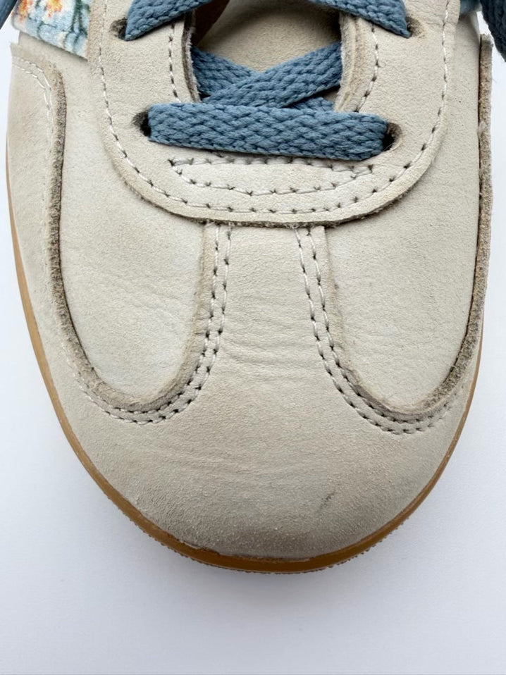ADIDAS Liberty London WMNS Size 7.5 Cream & Blue Casual Shoes