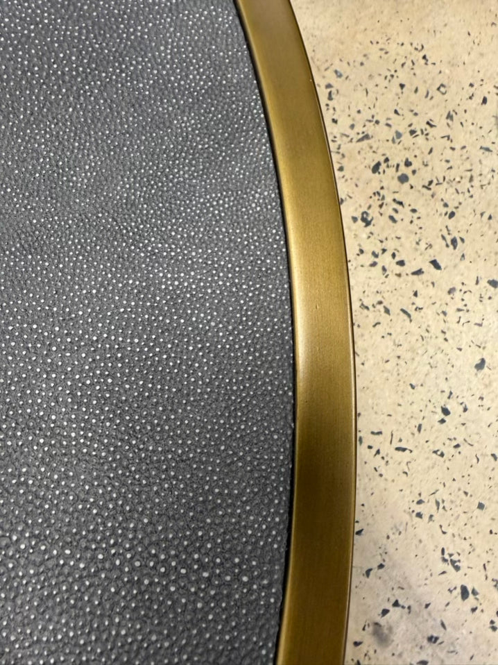 FOUR HANDS Gold & Gray Metal Nesting Coffee Tables