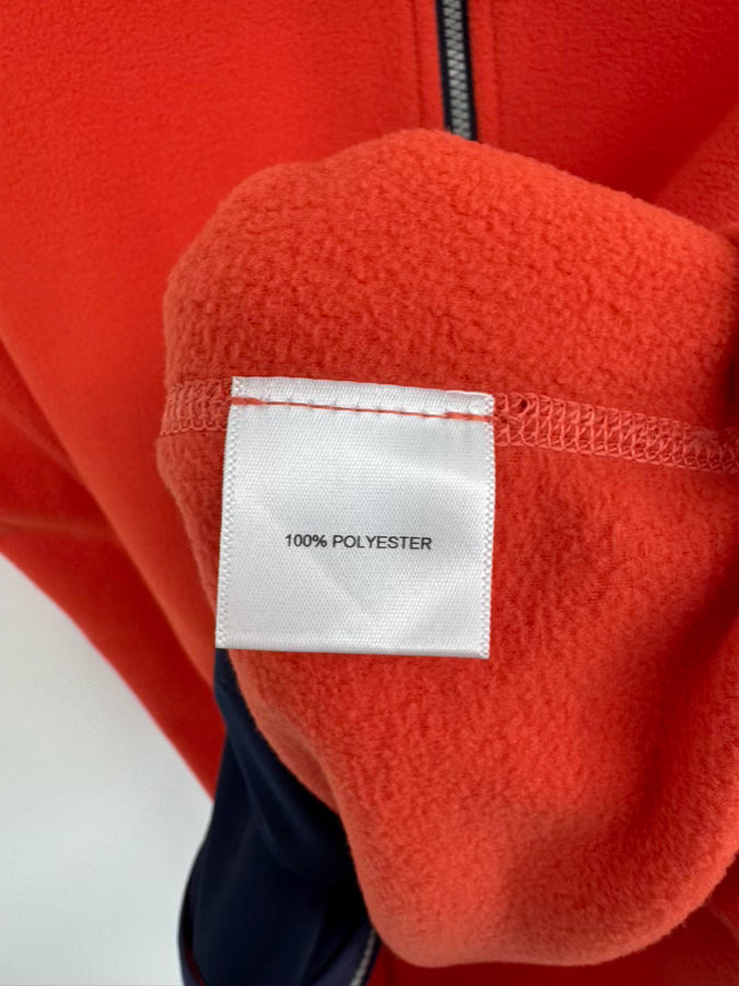 PETER MILLAR Size M Orange Fleece Vest NWT