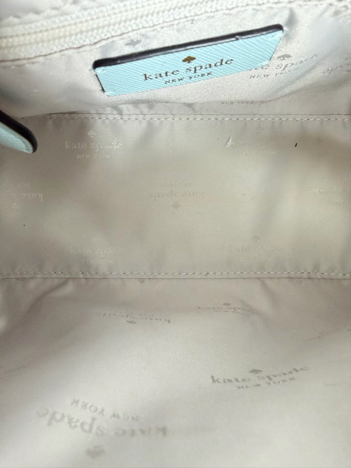 KATE SPADE Ice Blue Leather Crossbody Bag