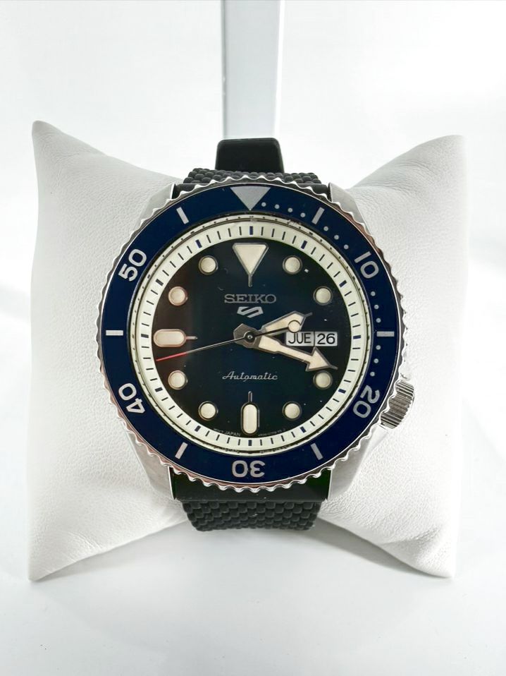 SIEKO Black & Blue Automatic Watch NWT