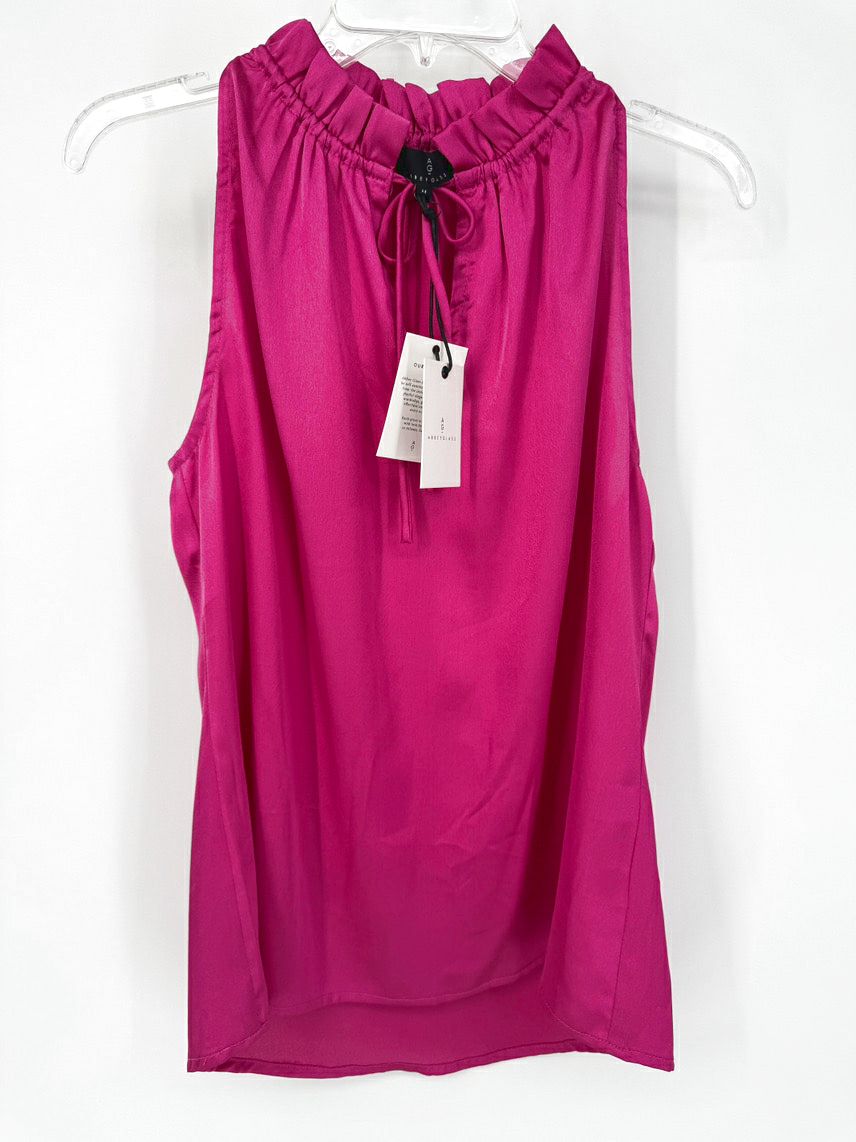 ABBEYGLASS Size M Magenta Sleeveless Gillian Top NWT