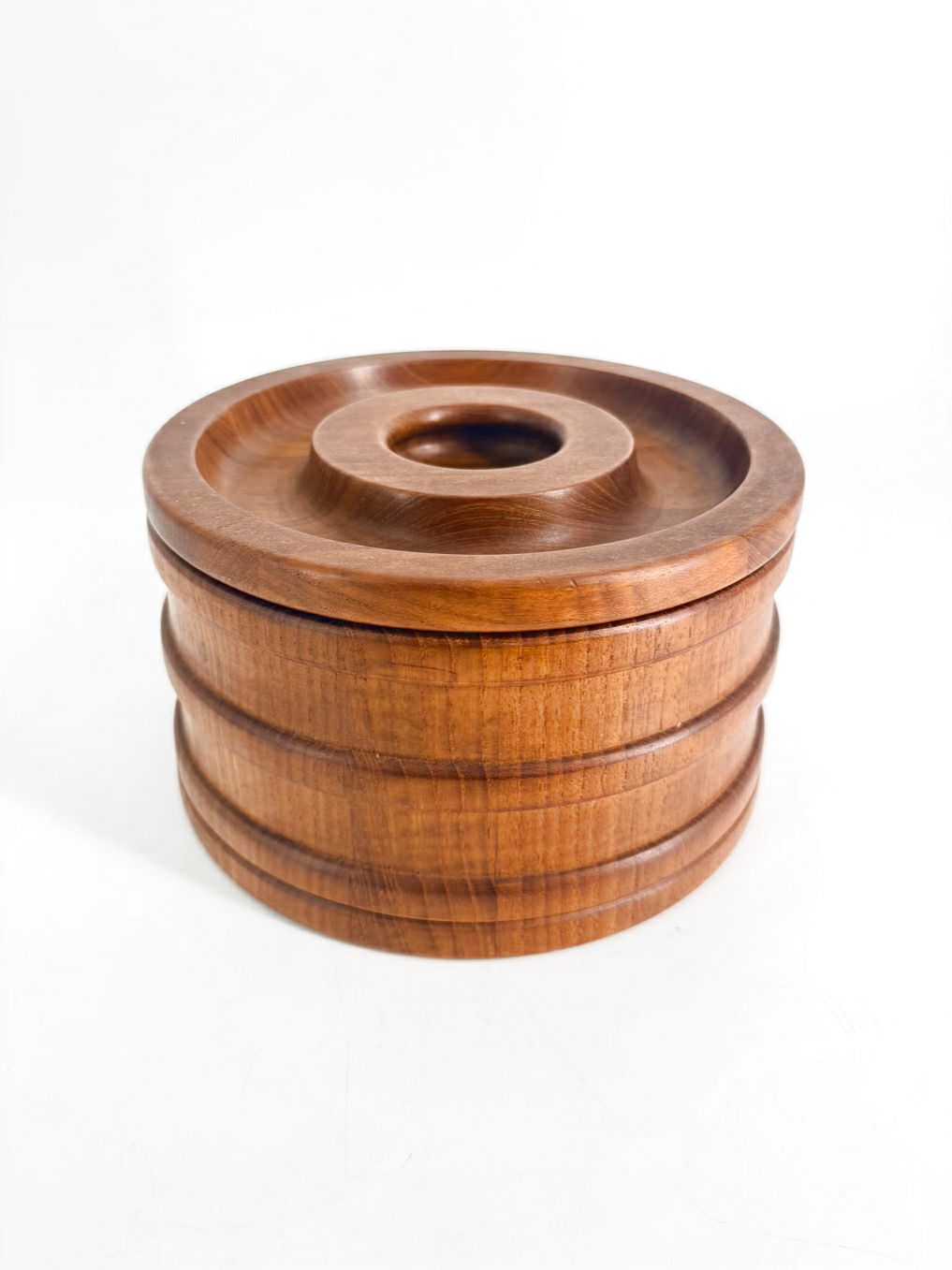 DANSK Brown Teak Ice Bucket