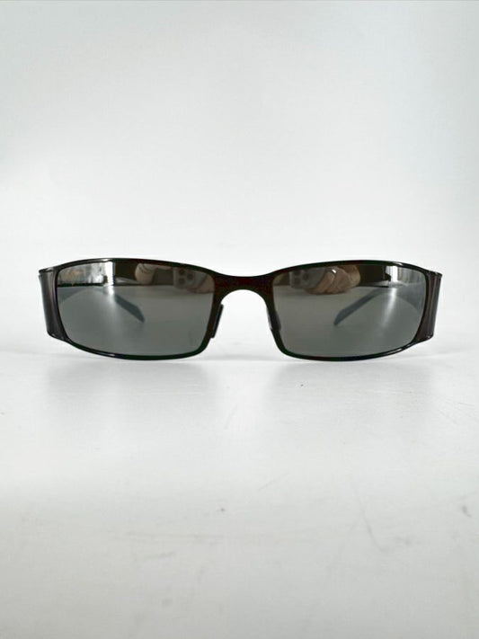 MAUI JIM Black & Gray Metal Sunglasses