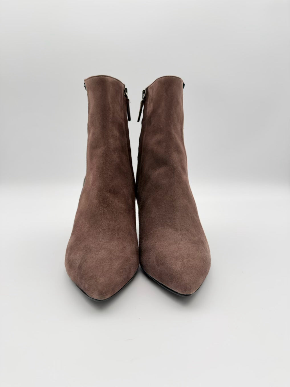 BARBARA BUI WMNS Size 38.5 Taupe Leather Booties