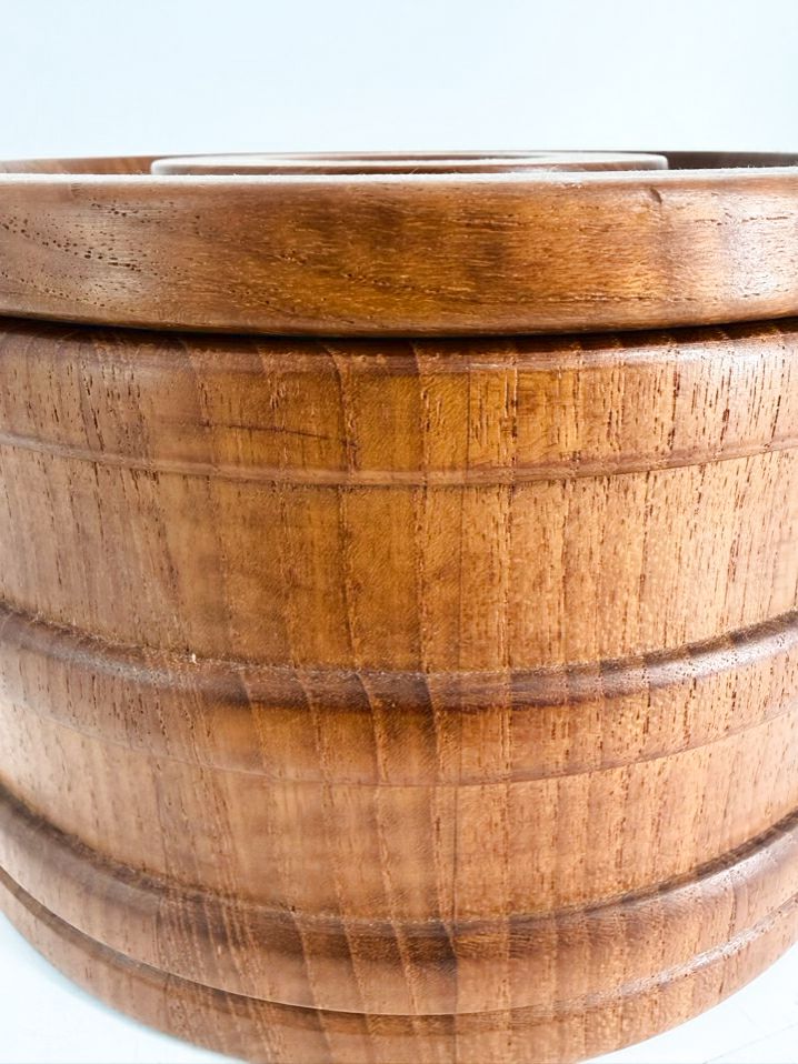 DANSK Brown Teak Ice Bucket