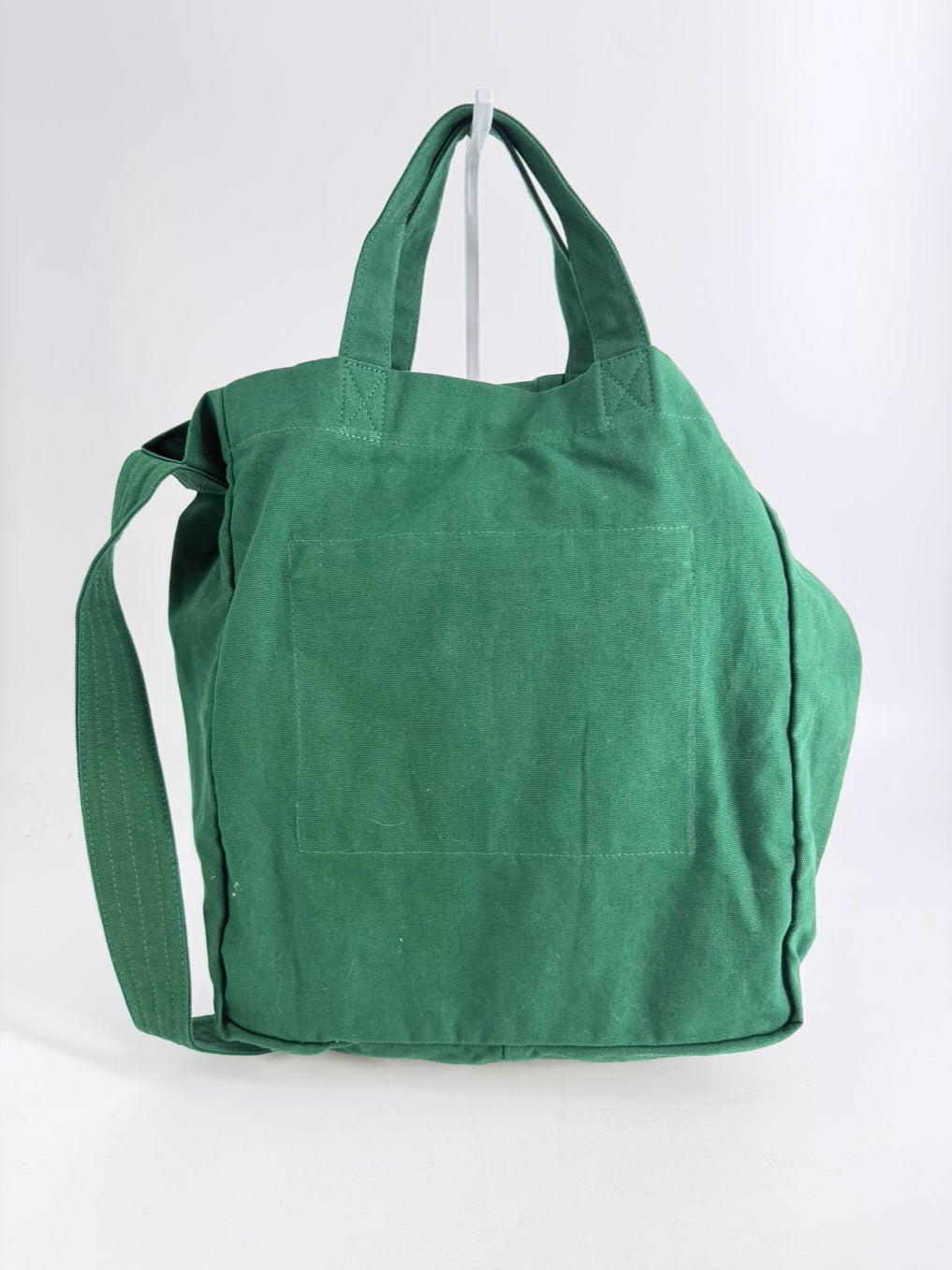 POLO RALPH LAUREN Hunter Green Canvas Letter Tote Bag NWT