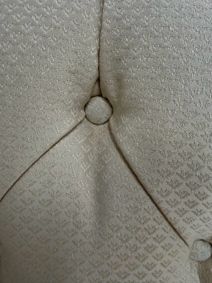 Tuffted Cream Sofa