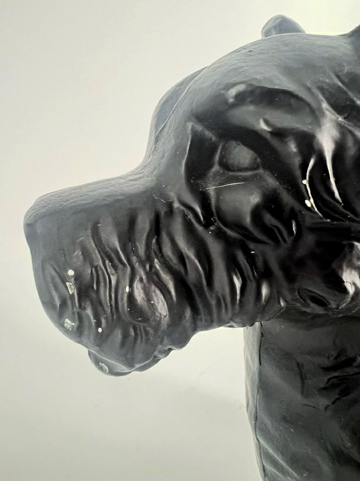 Black Cast Iron Scottie Dog Figure