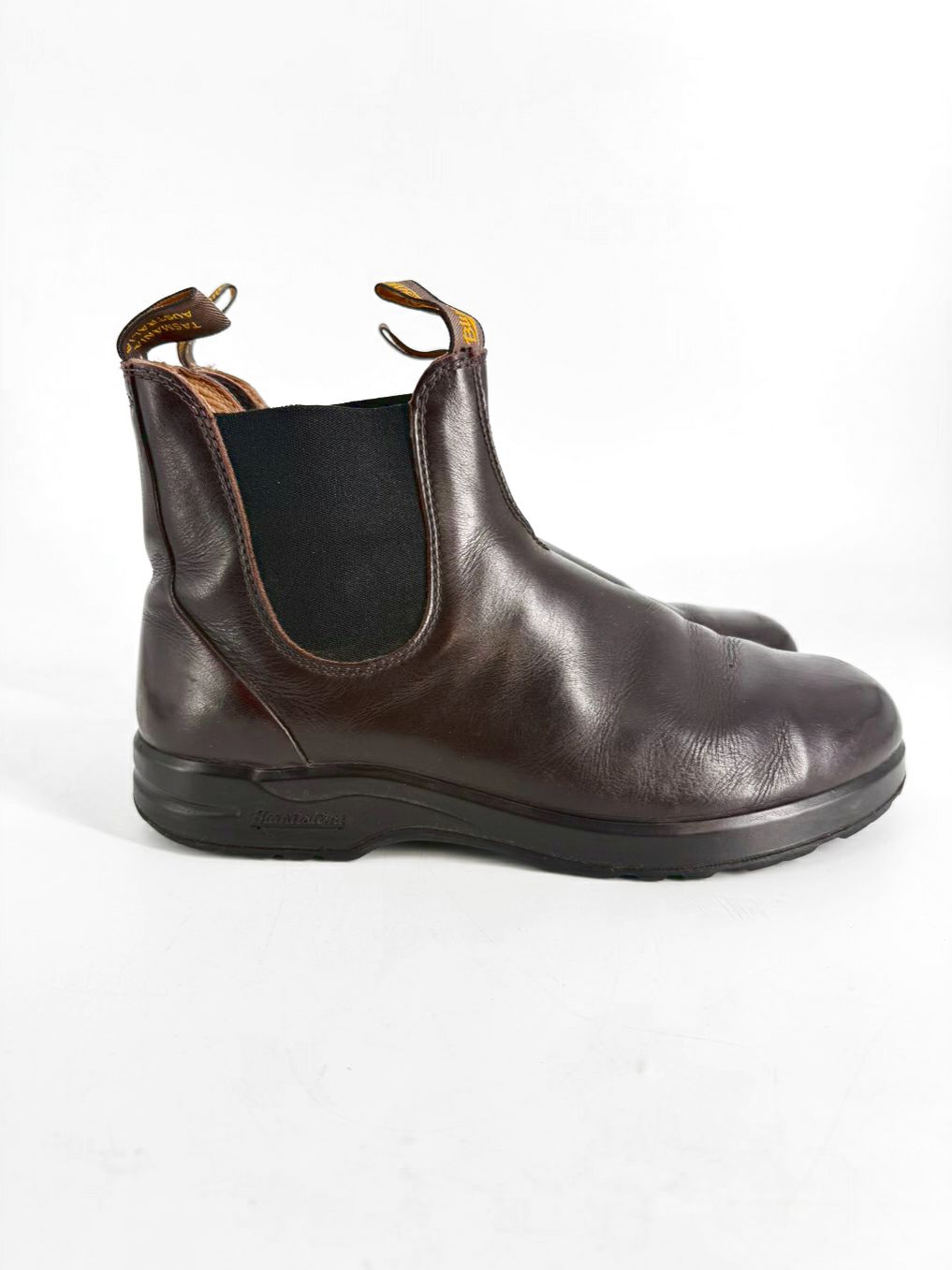 BLUNDSTONE Size 10 Cognac Leather Boots