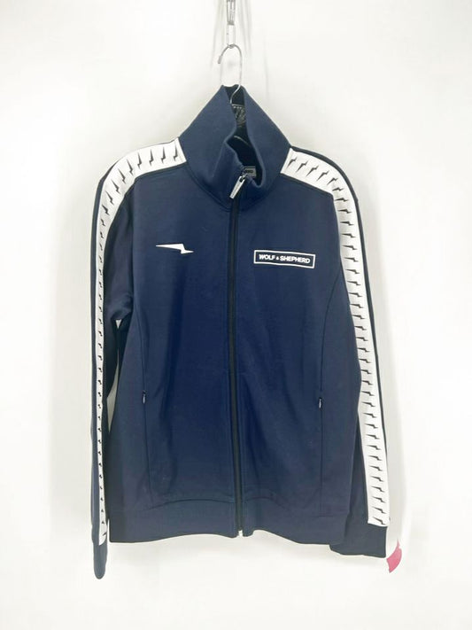 WOLF & SHEPHERD Size M Navy Track Jacket NWT
