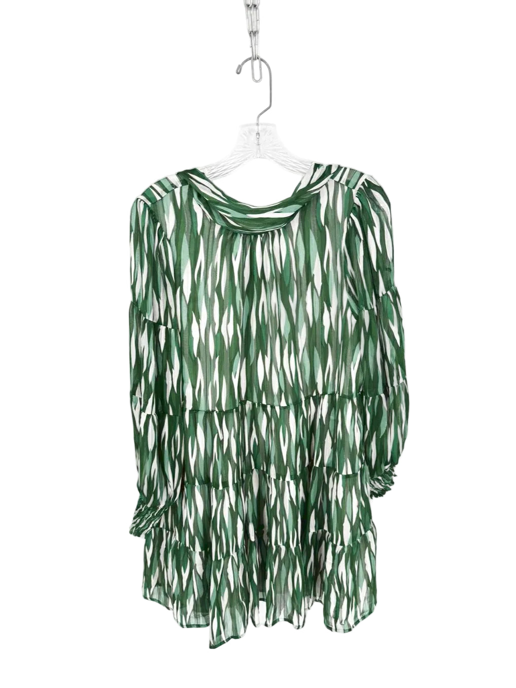 JADE MELODY TAM Wmn's Size  L Green Print Dress NWT