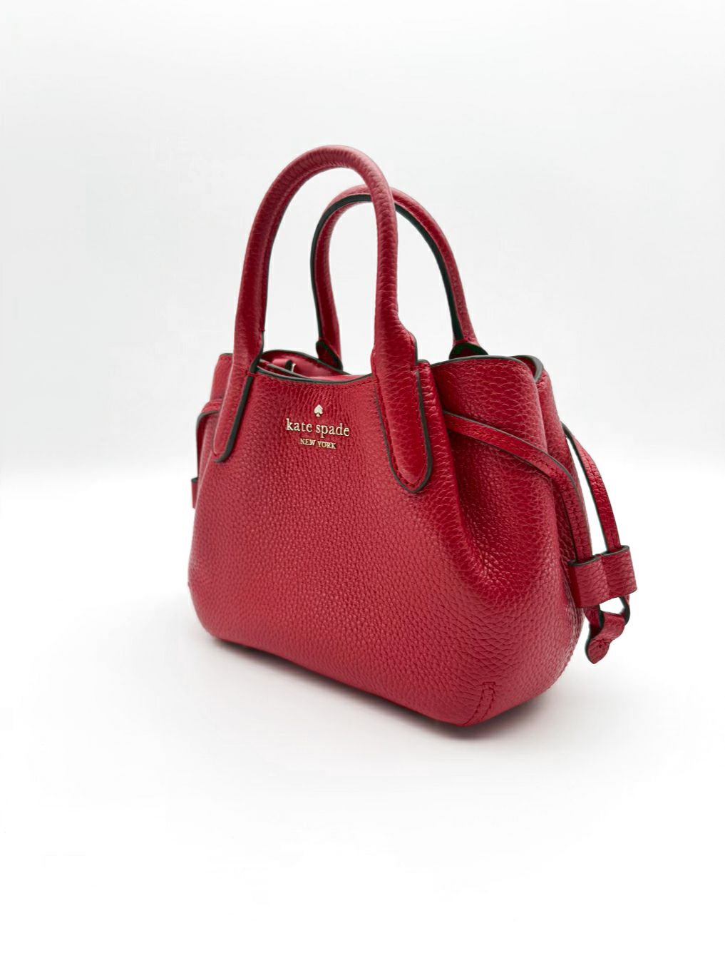 KATE SPADE Dumpling Mini Leather Red Satchel