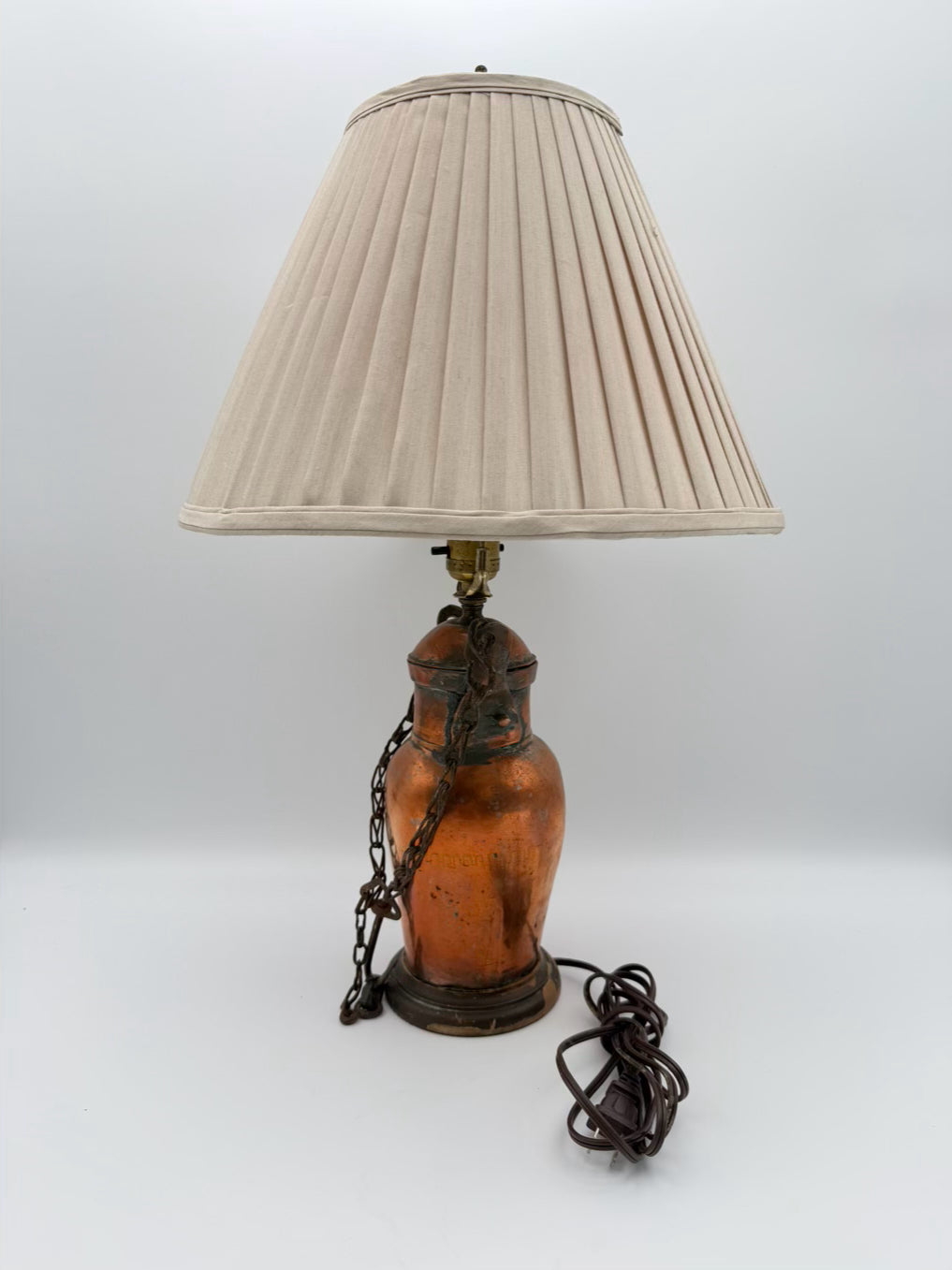 Copper Small Lamp w/ Shade