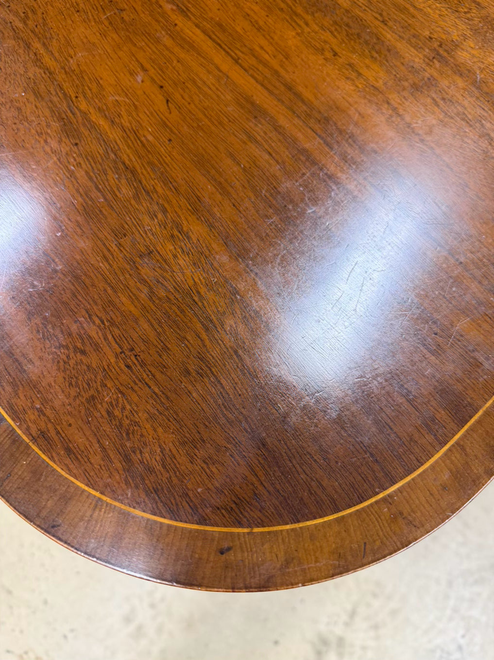 BAKER Dark Wood Dinning Table & 6 Chairs w/ 4 Leaves