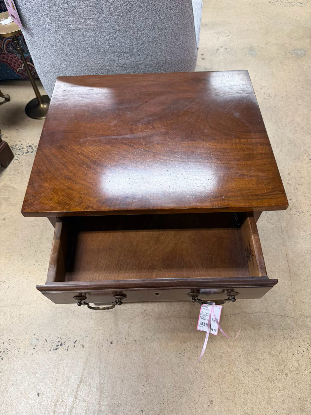 BENBOW Wood 4 Drawer Nightstand