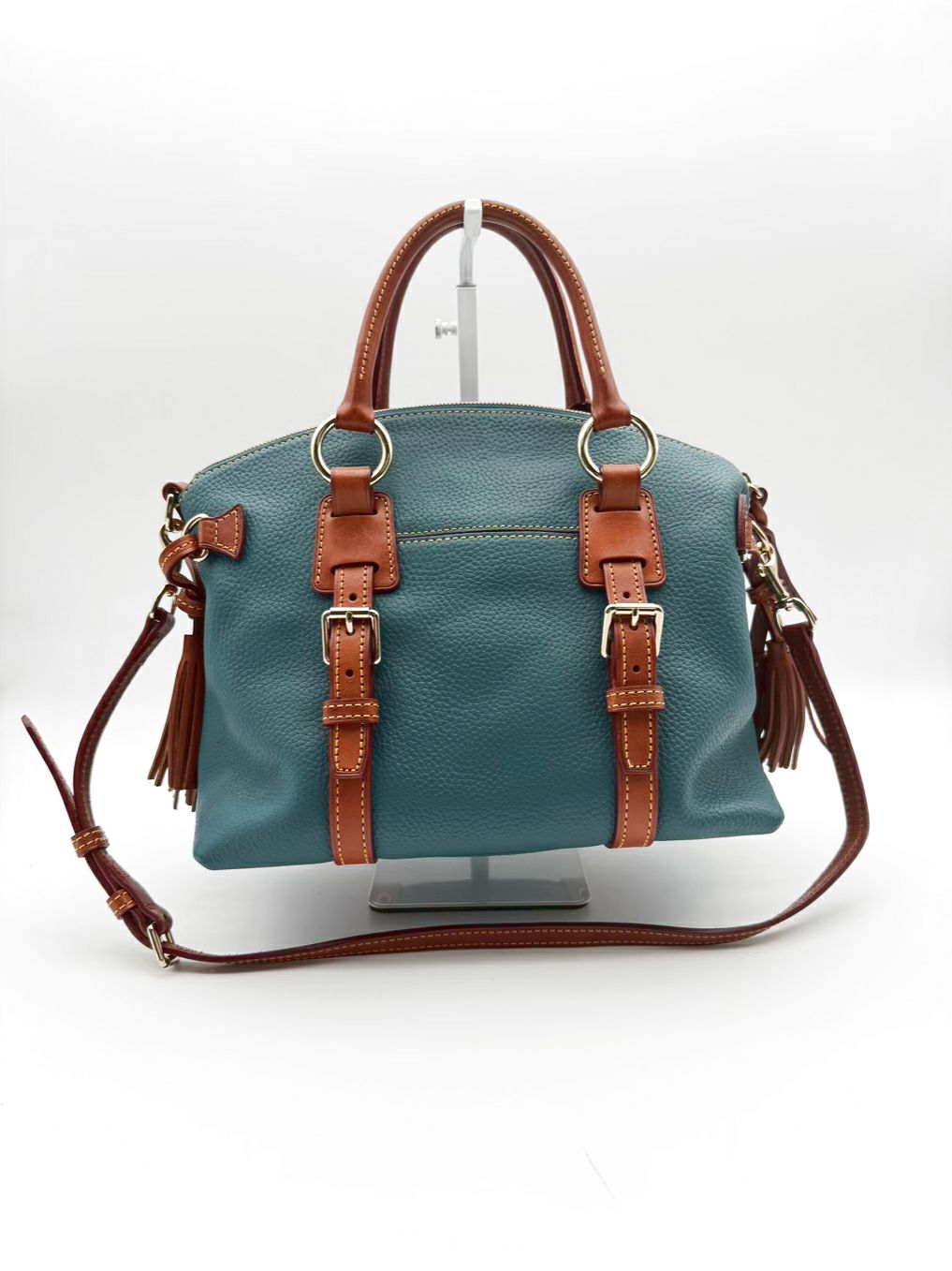 DOONEY & BOURKE Teal Tassel Purse w/ Wristlet