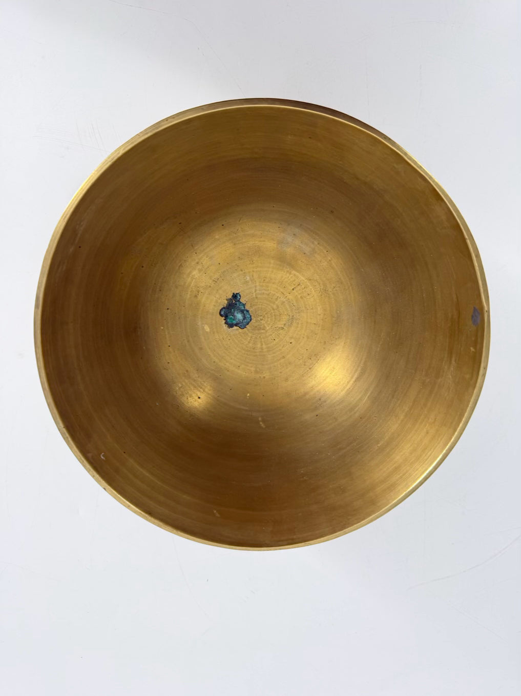 Oriental Brass Etched Bowl