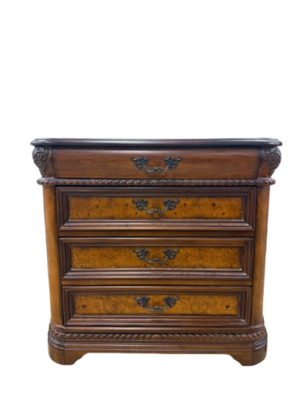 ASPEN HOME Medium Dark Wood 3 Drawer Chest