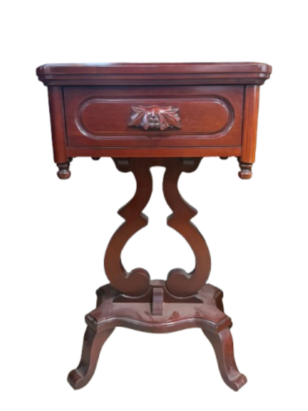 DAVIS CABINET CO Wood Victorian End Table w/ Drawer