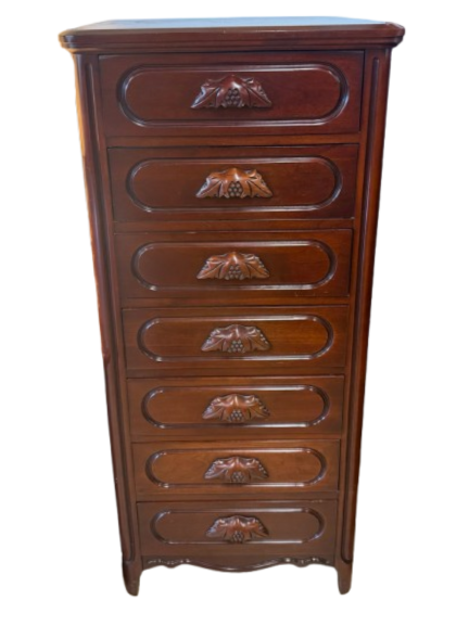 DAVIS CABINET CO Wood Victorian 7 Drawer Chest