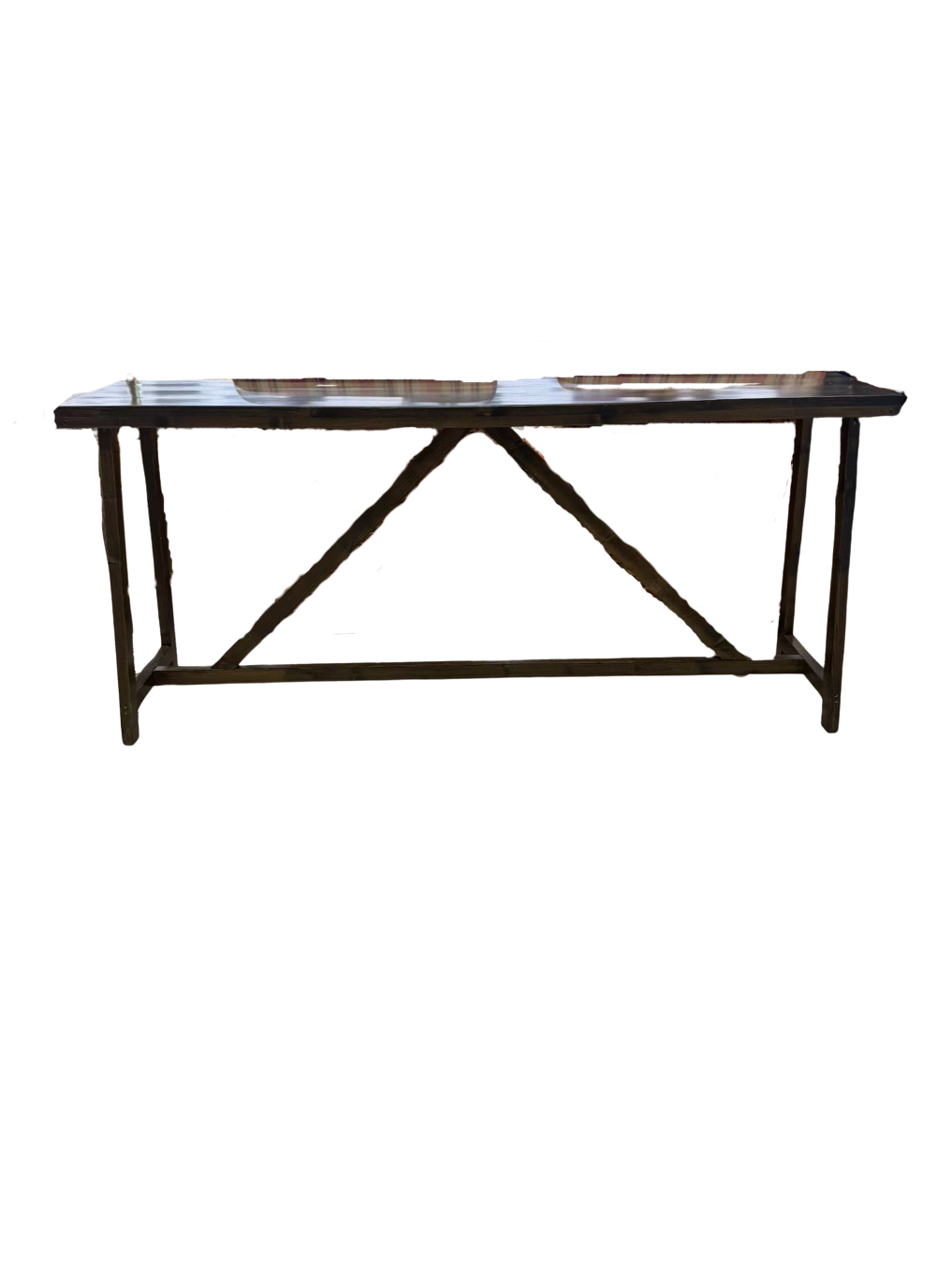 Wood Medium Brown Console