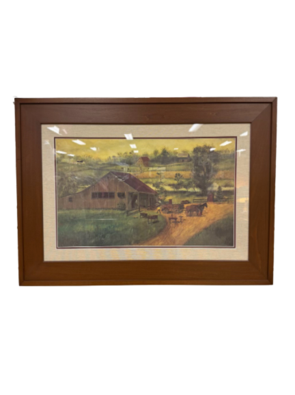 Cabinet Maker Business Print In Brown Frame