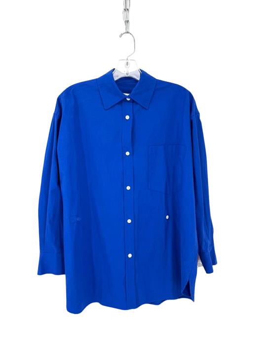 MAMENE Size 0 Cobalt Blouse NWT