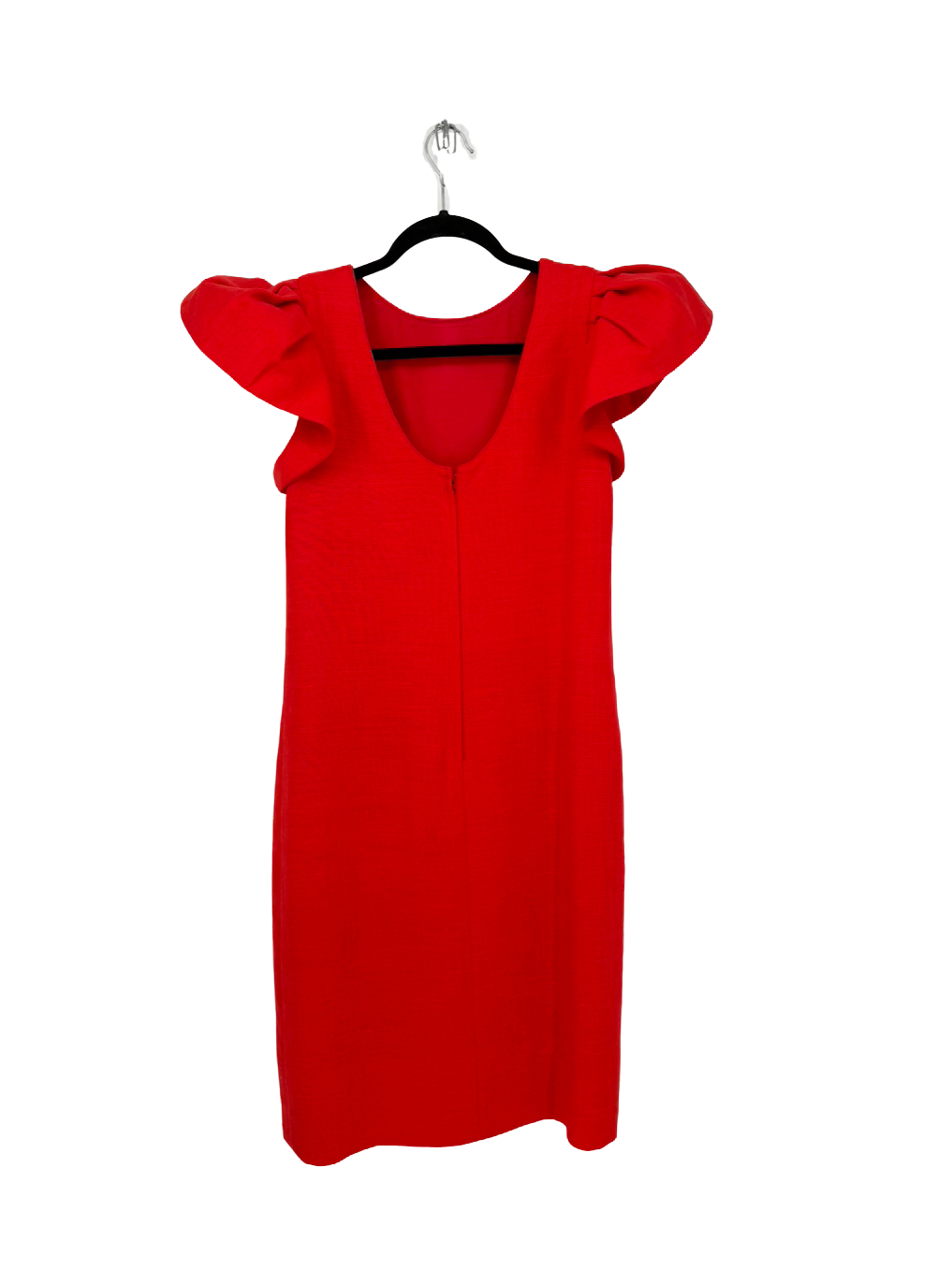 VINTAGE WILLIAM PEARSON Wmn's Size 8 Flame Floral Detail Dress