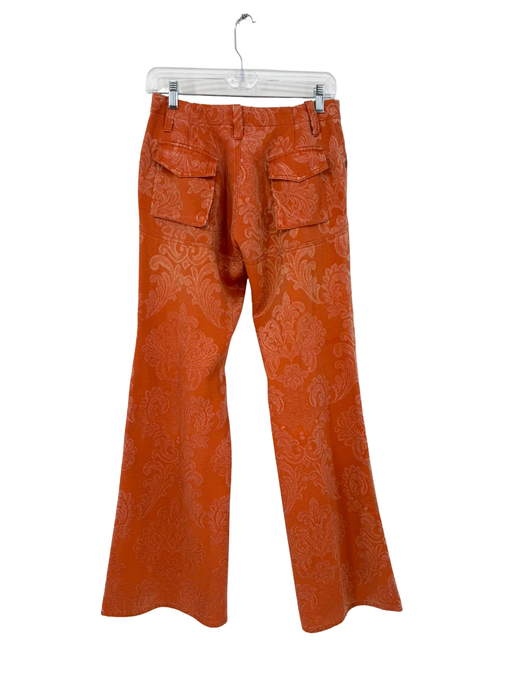 CUSTO BARCELONA Wmn's  Size 8 Orange Flare Pants