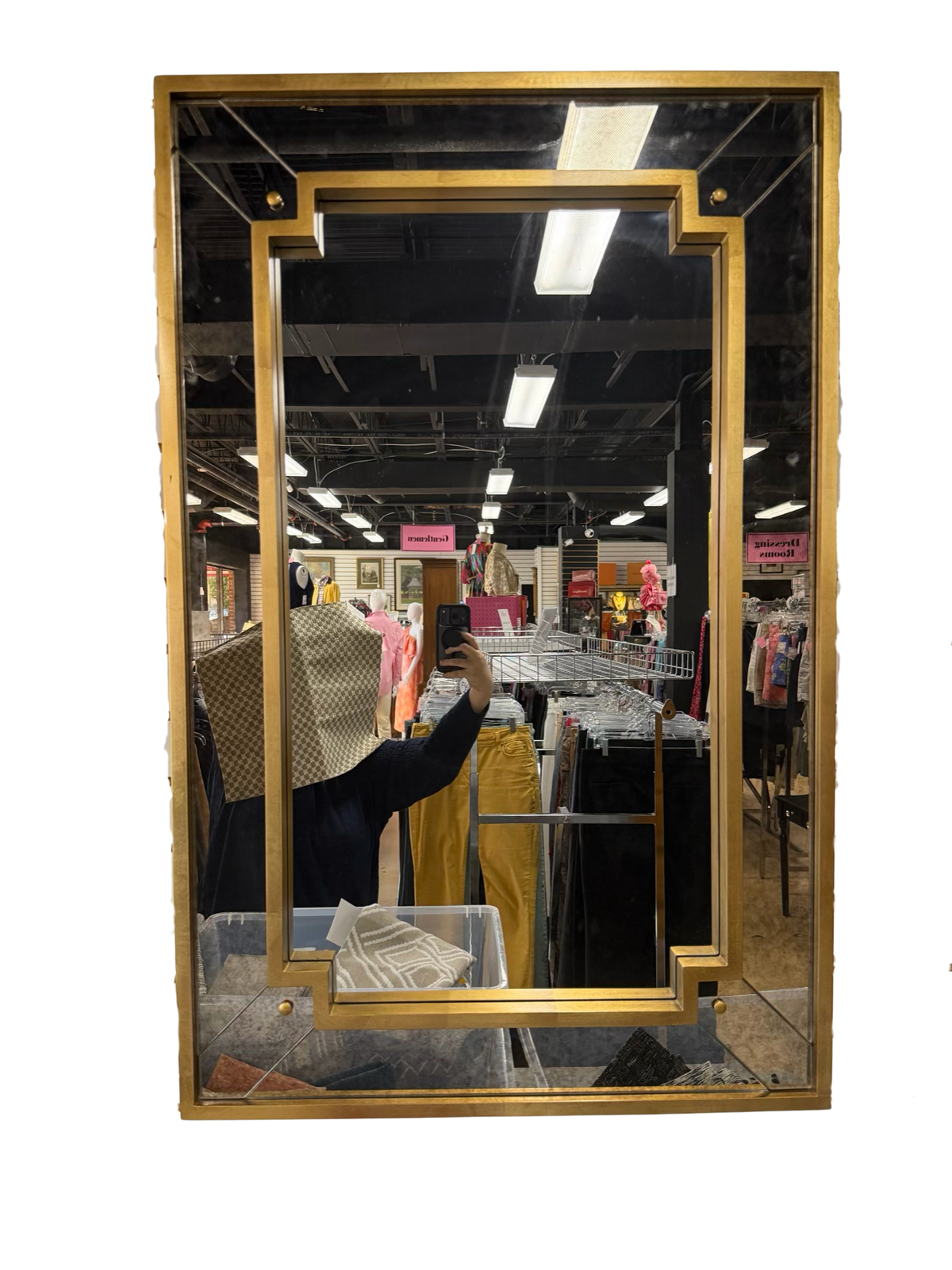 CAPITAL LIGHTING FIXTURE COMPANY Gold Mirror w/ Smoky Border