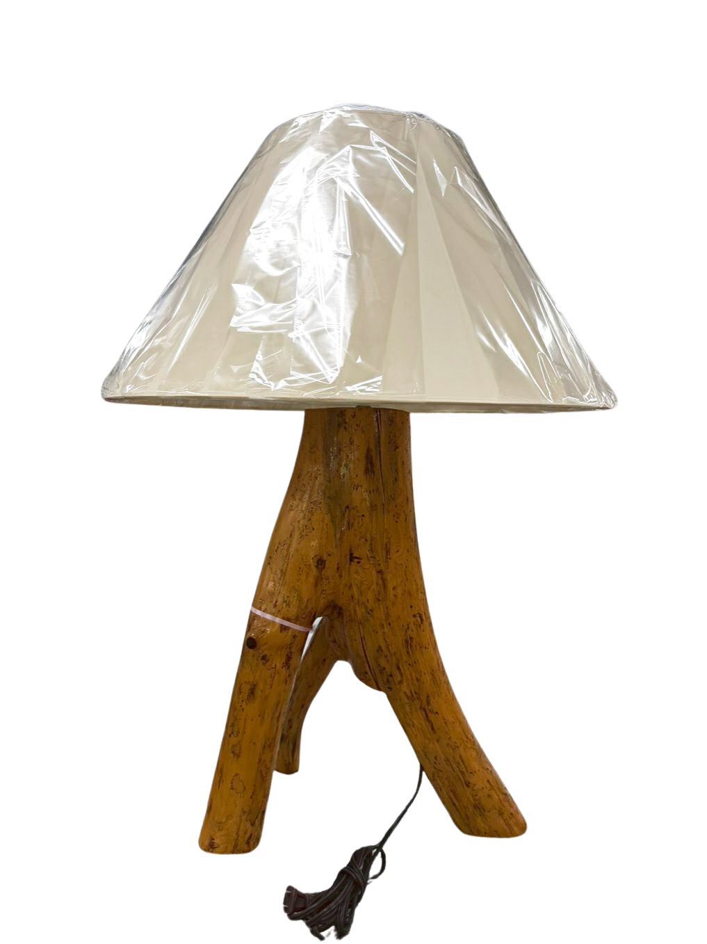 Natural Wood Lamp w/ Shade