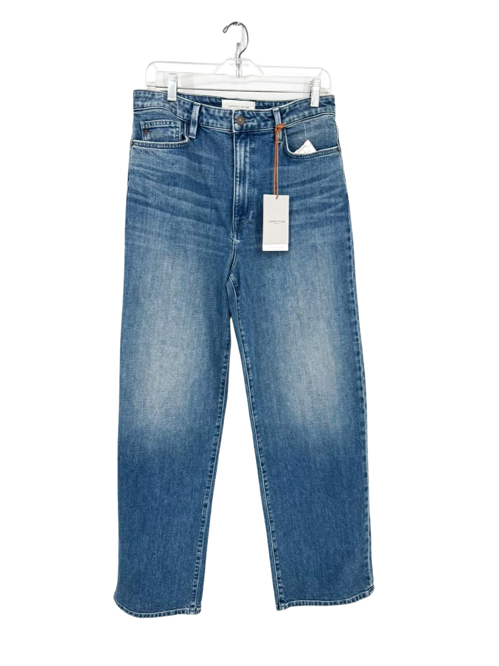 LAFAYETTE 148 Wmn's Size 31 Blue Denim Wide Leg Jeans NWT