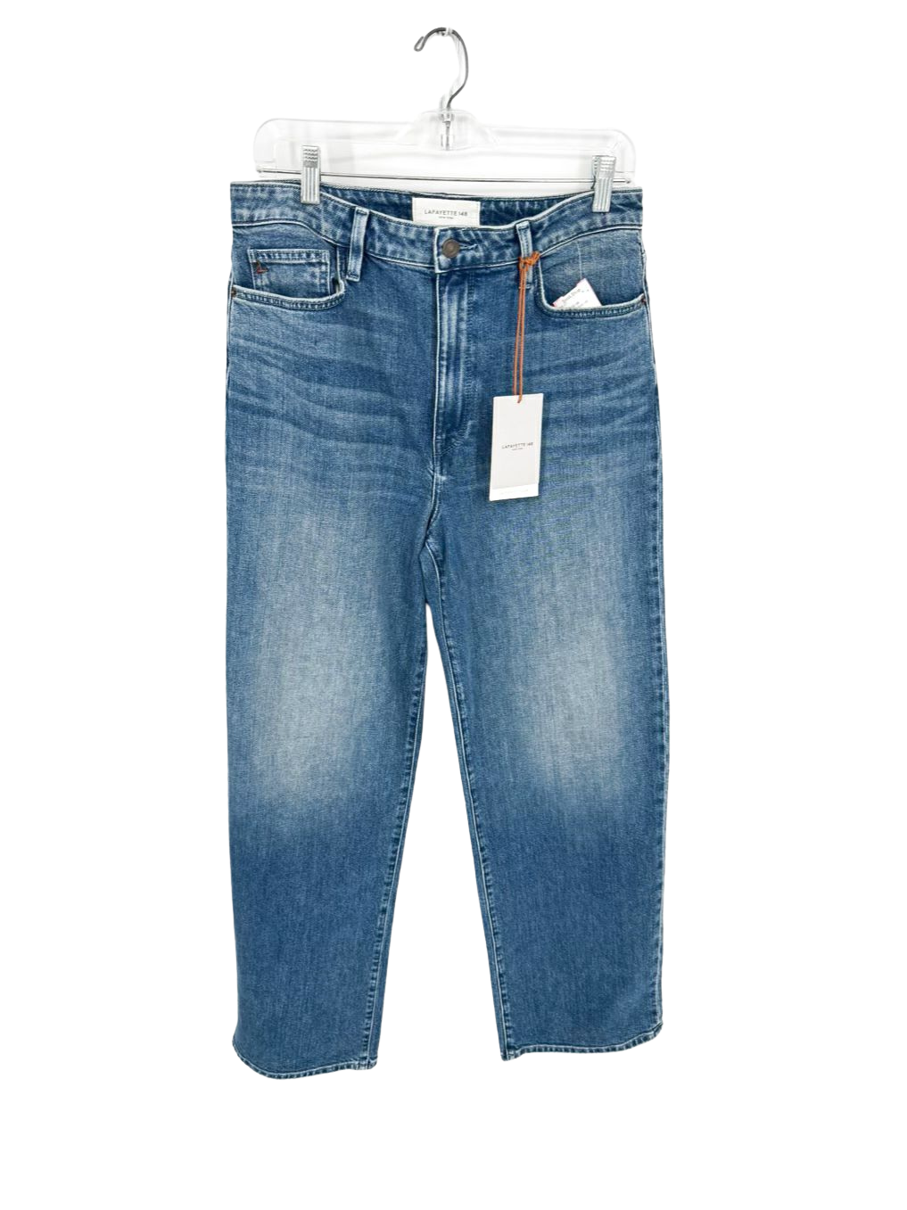 LAFAYETTE 148 Wmn's Size 31 Blue Denim Wide Leg Jeans NWT